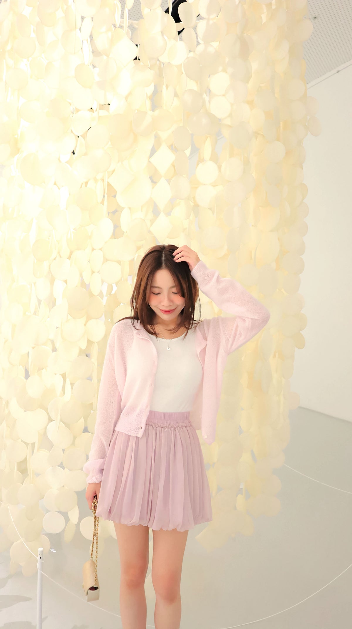 < M A D E > Airy Balloon Mini Skirt