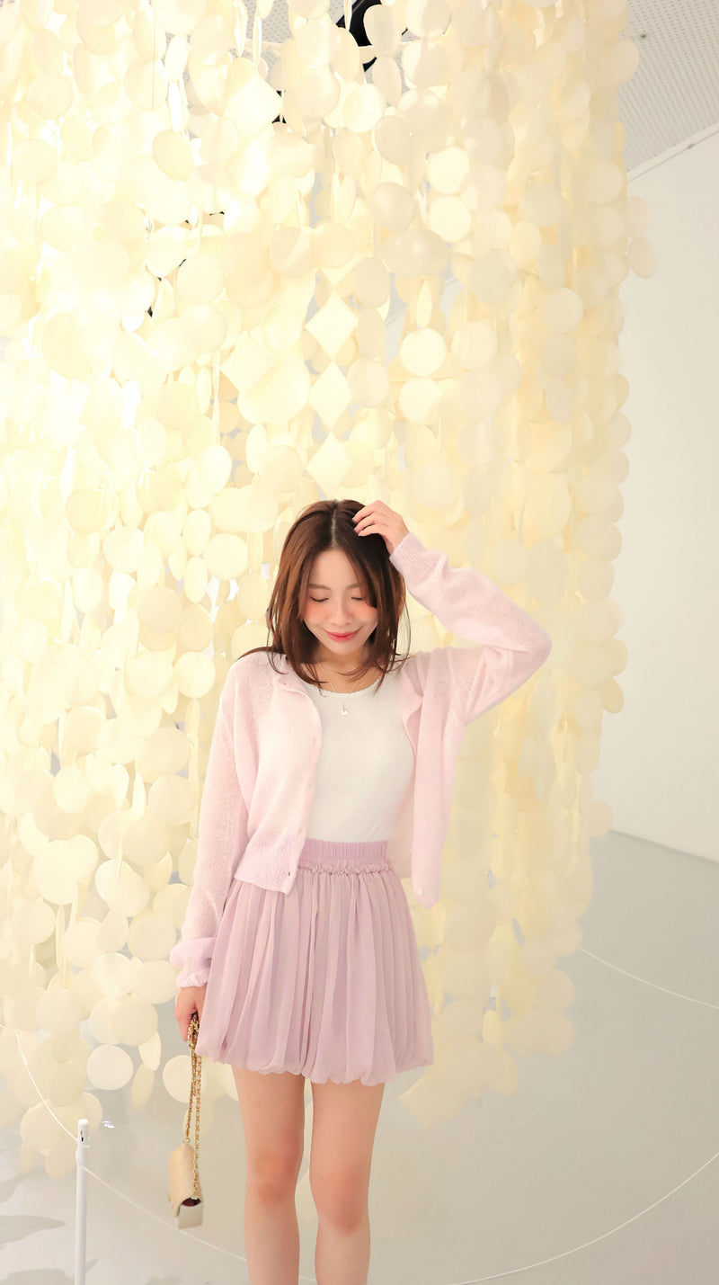 < M A D E > Airy Balloon Mini Skirt