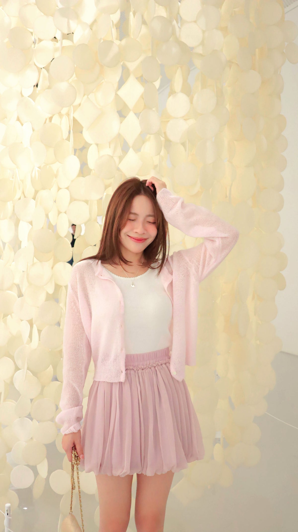< M A D E > Airy Balloon Mini Skirt