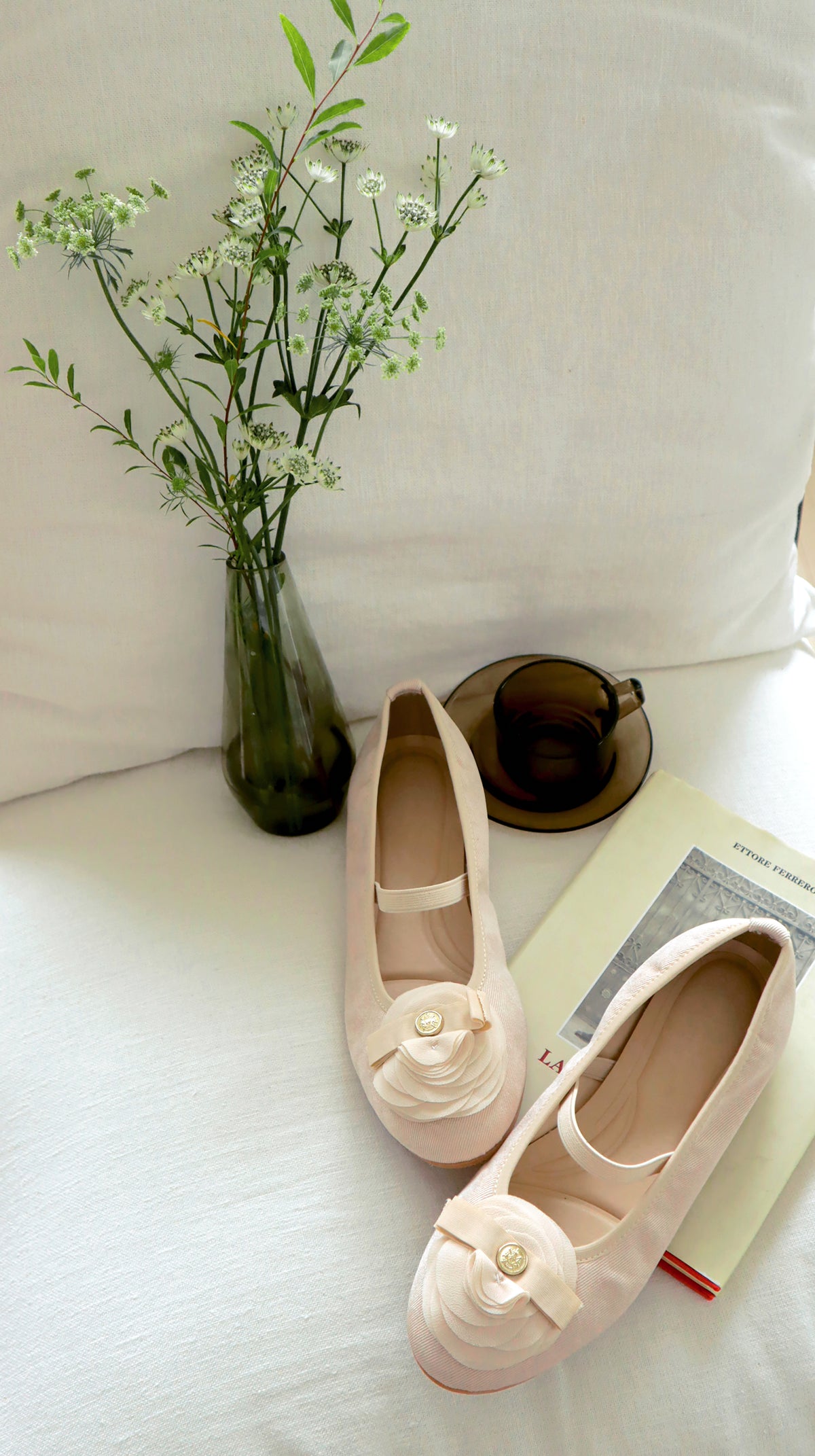 The Camelia Ballet Shoes