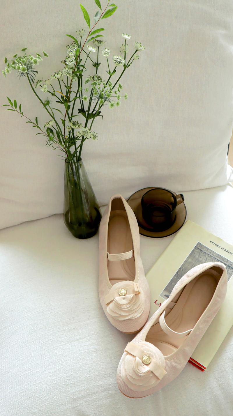 The Camelia Ballet Shoes