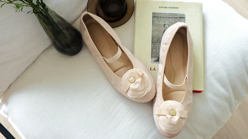 The Camelia Ballet Shoes