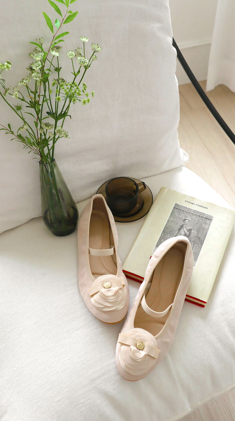 The Camelia Ballet Shoes