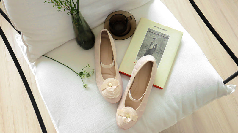 The Camelia Ballet Shoes