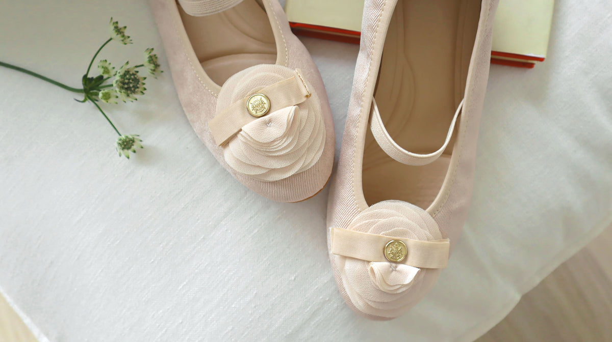 The Camelia Ballet Shoes