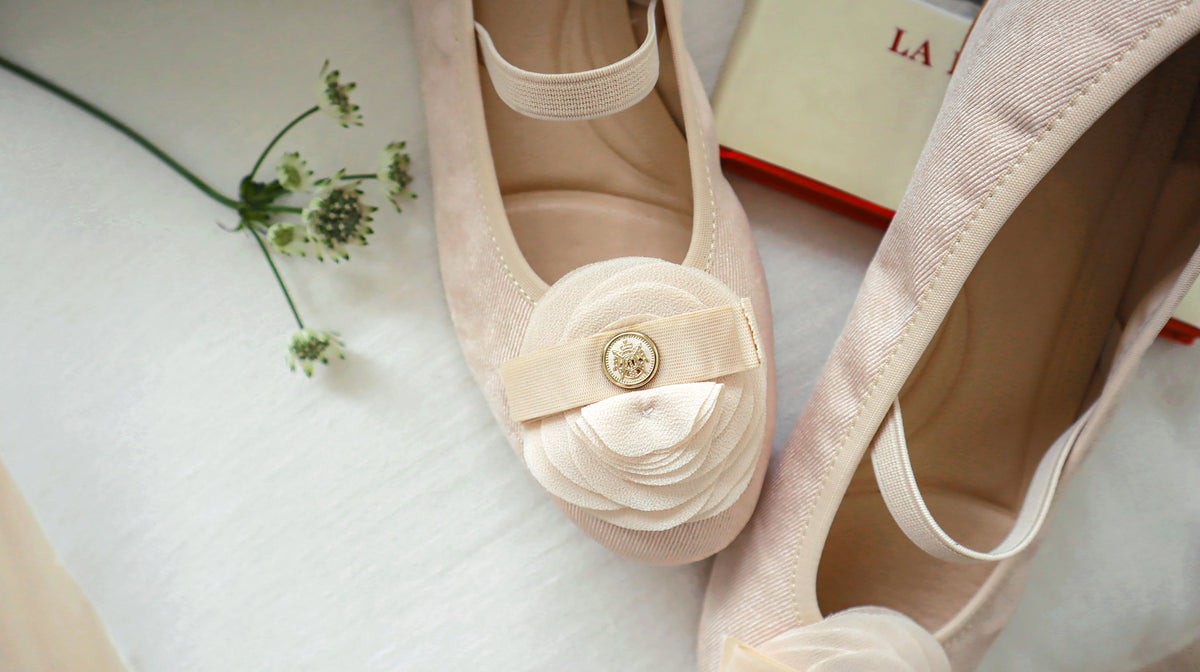 The Camelia Ballet Shoes