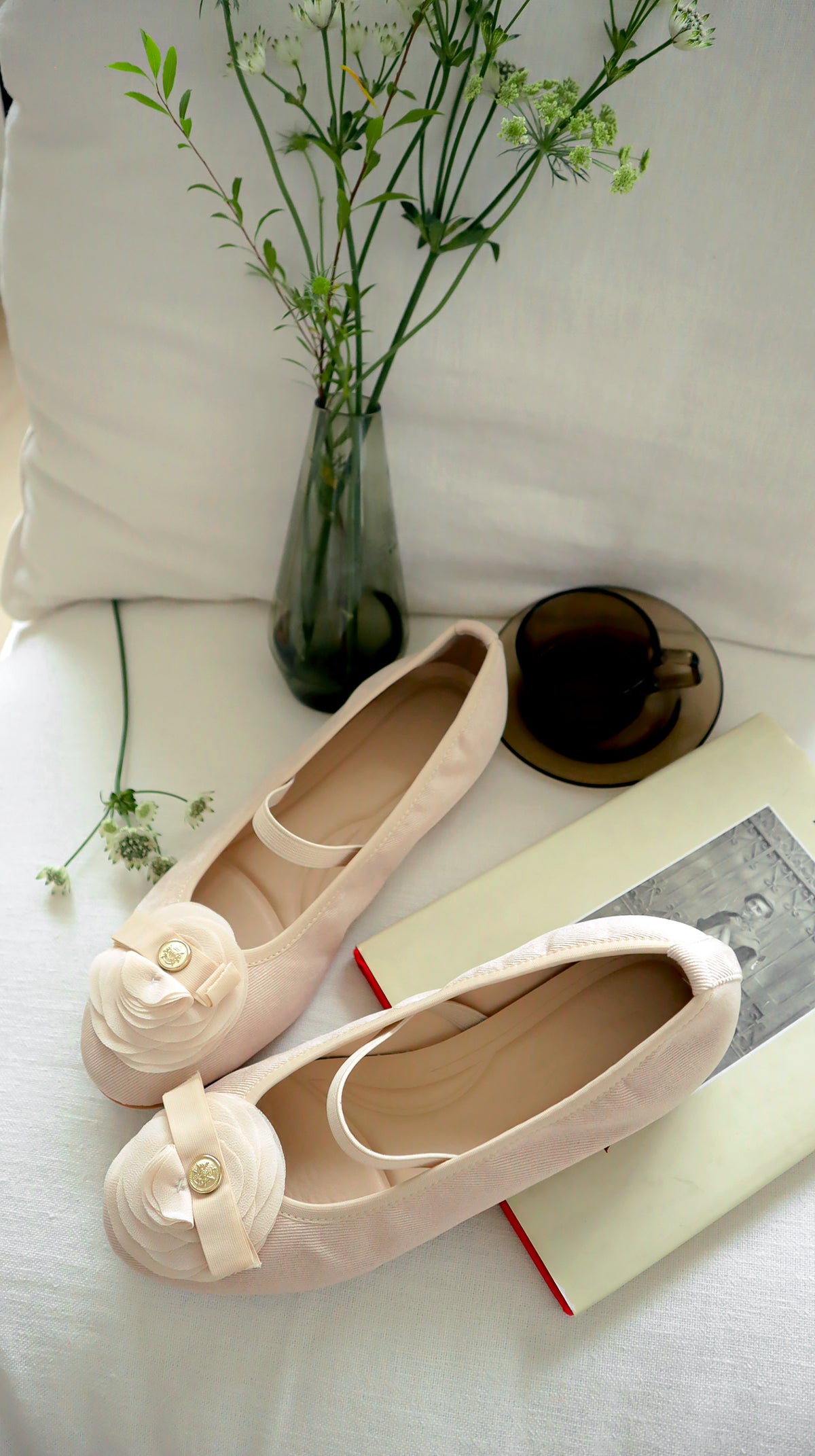 The Camelia Ballet Shoes