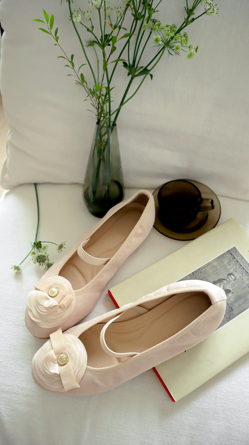 The Camelia Ballet Shoes