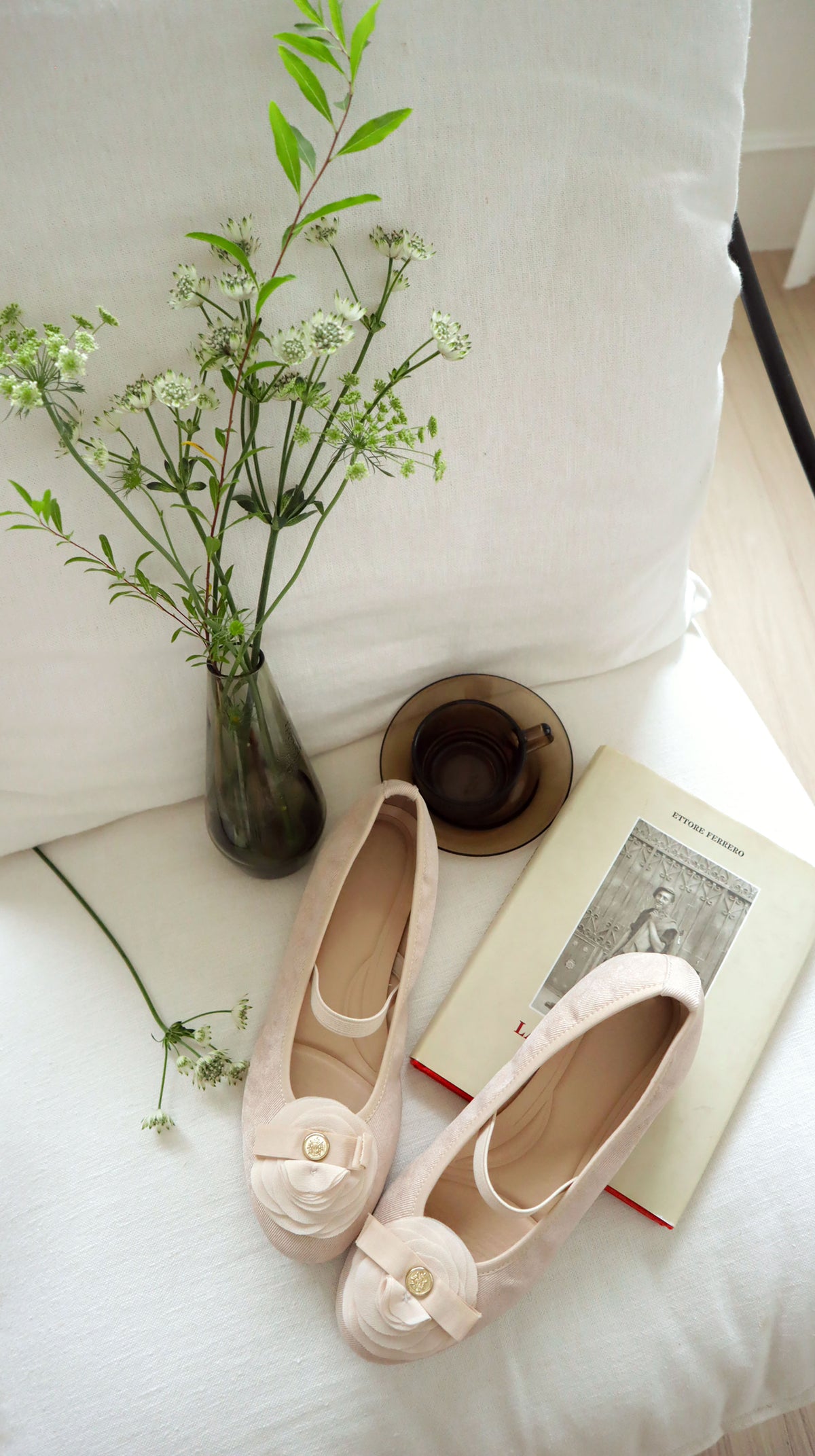 The Camelia Ballet Shoes