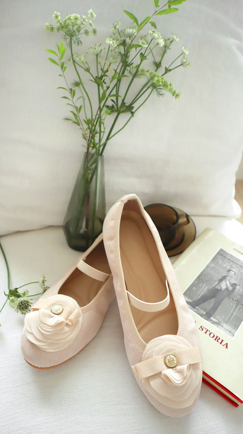 The Camelia Ballet Shoes