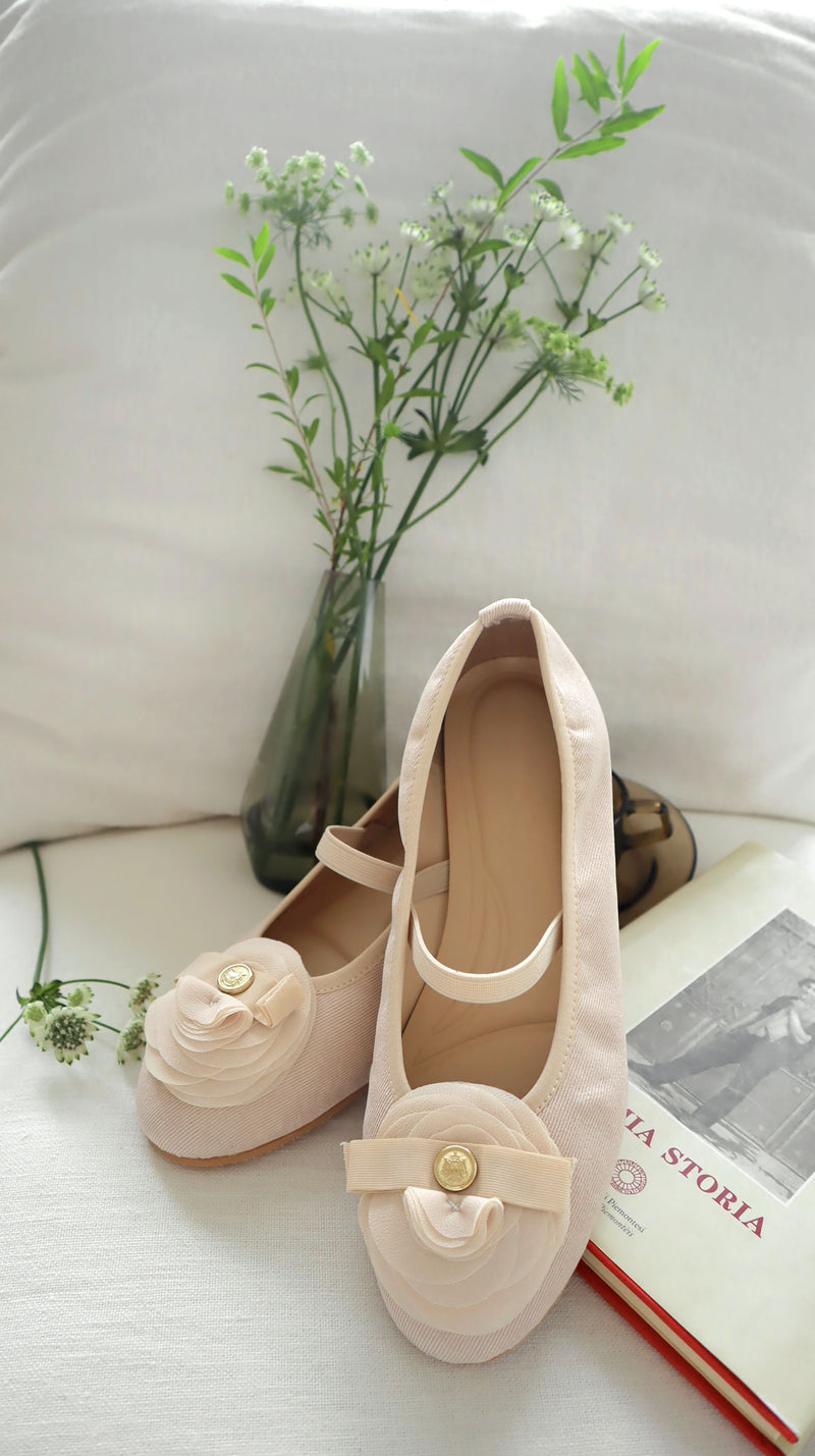 The Camelia Ballet Shoes