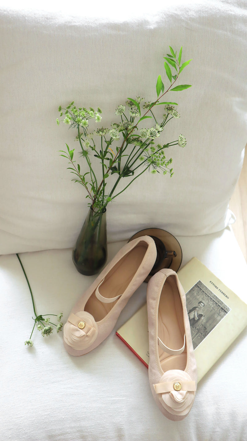 The Camelia Ballet Shoes
