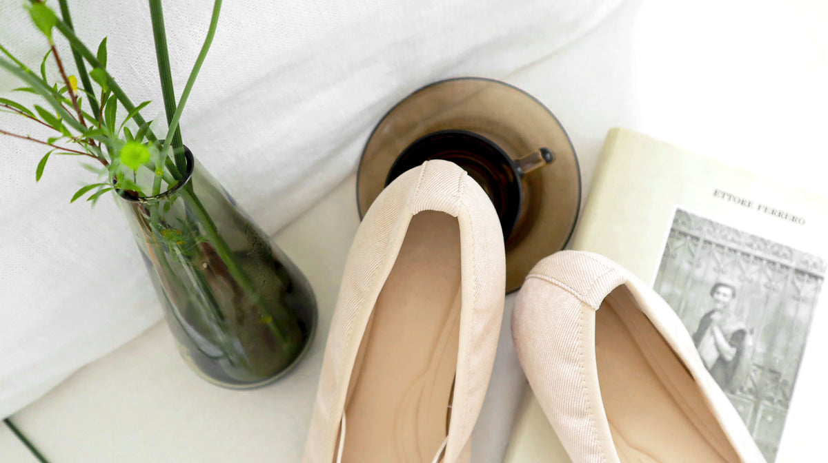 The Camelia Ballet Shoes