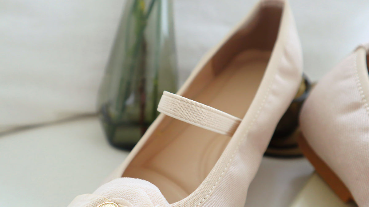 The Camelia Ballet Shoes