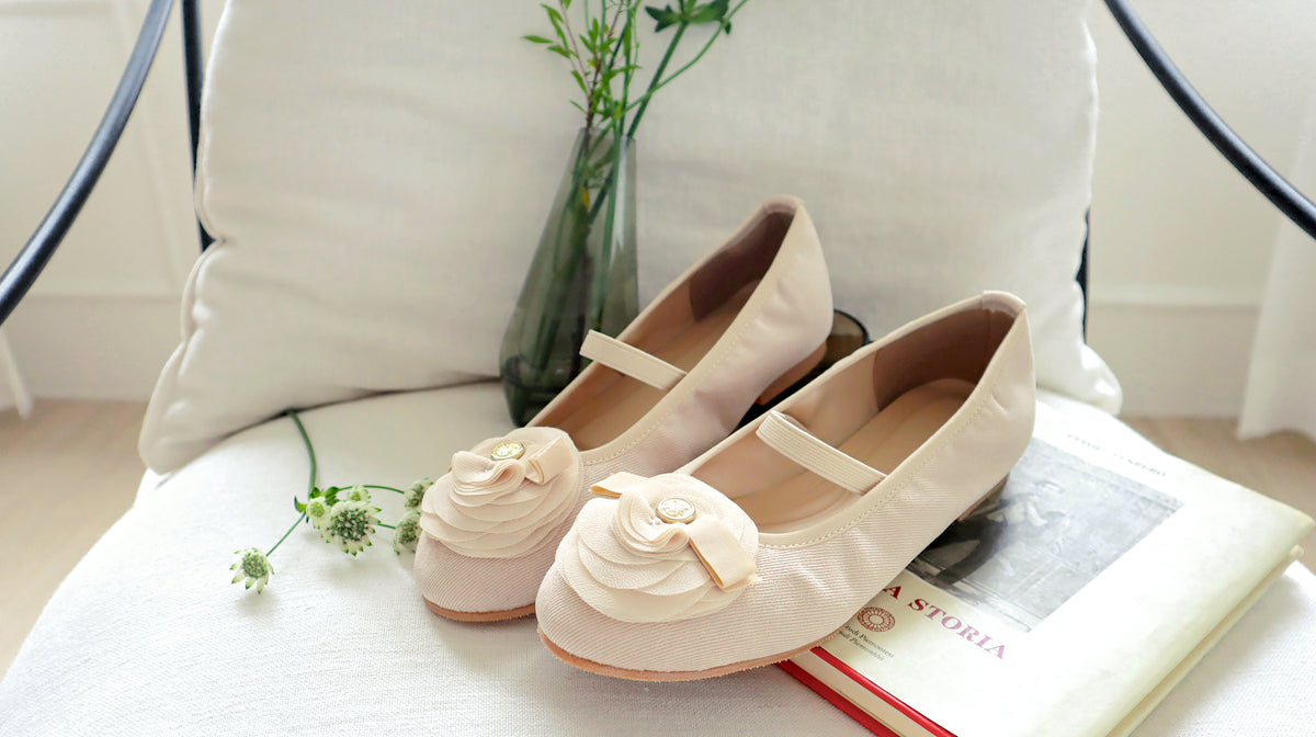 The Camelia Ballet Shoes