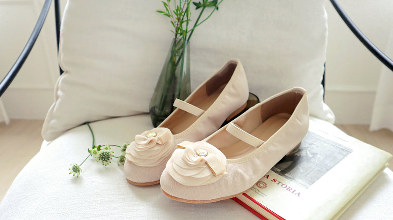 The Camelia Ballet Shoes
