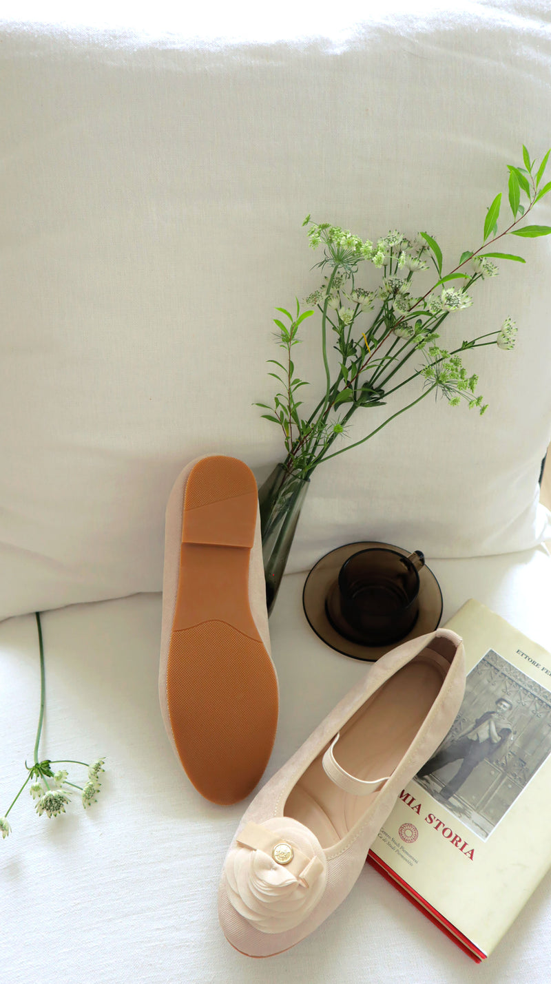 The Camelia Ballet Shoes