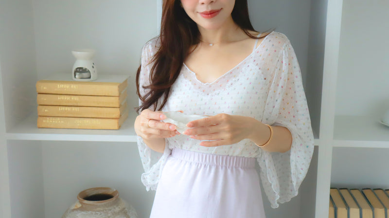 < M A D E > Mollusk Butterfly Knitted Top