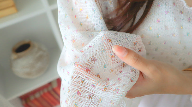 < M A D E > Mollusk Butterfly Knitted Top