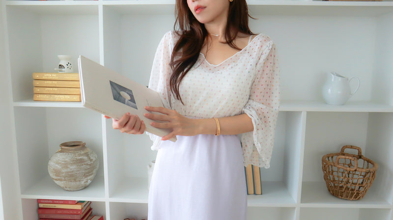 < M A D E > Mollusk Butterfly Knitted Top