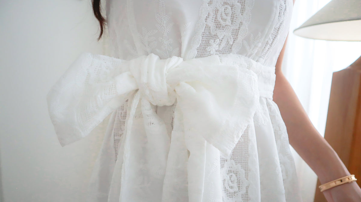 < M A D E > Arctic White One-piece