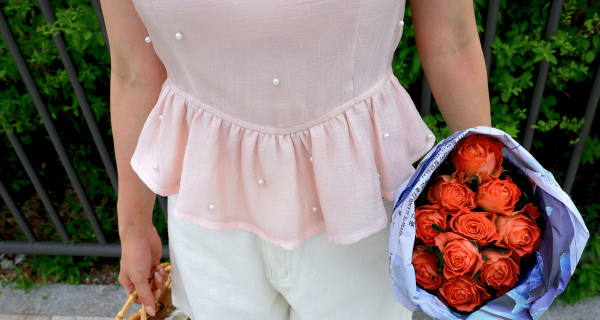 White Yogurt Denim Shorts