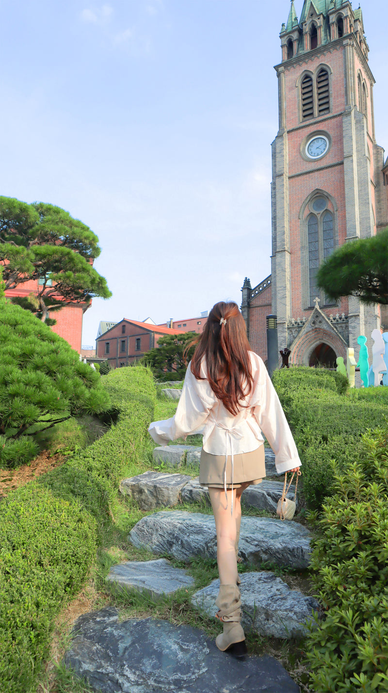 Latte Bean Pants Skirt