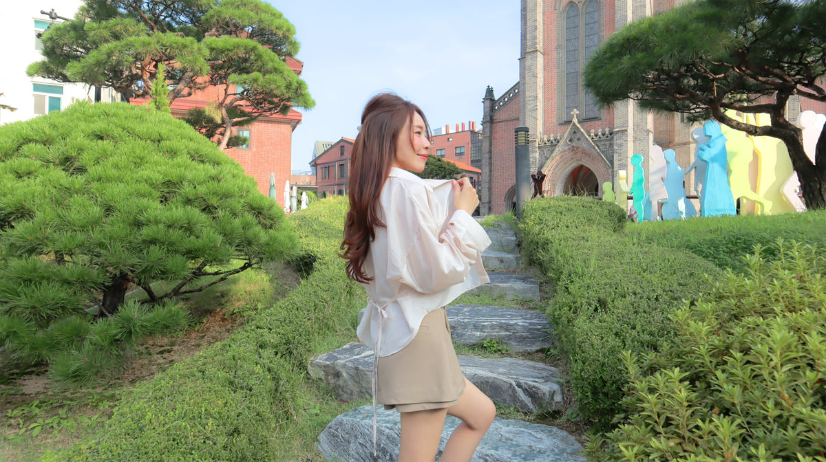 Latte Bean Pants Skirt