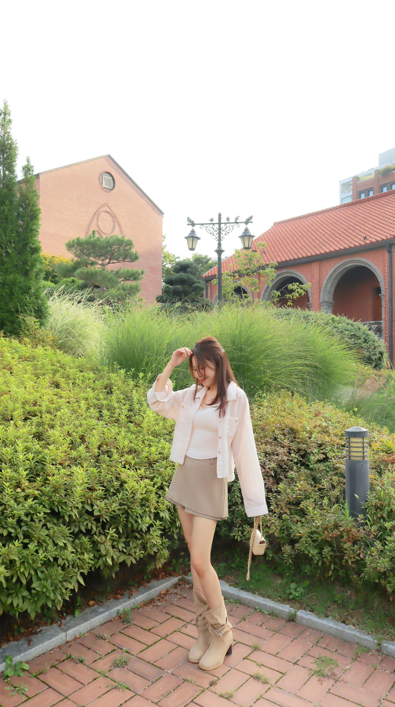 Latte Bean Pants Skirt