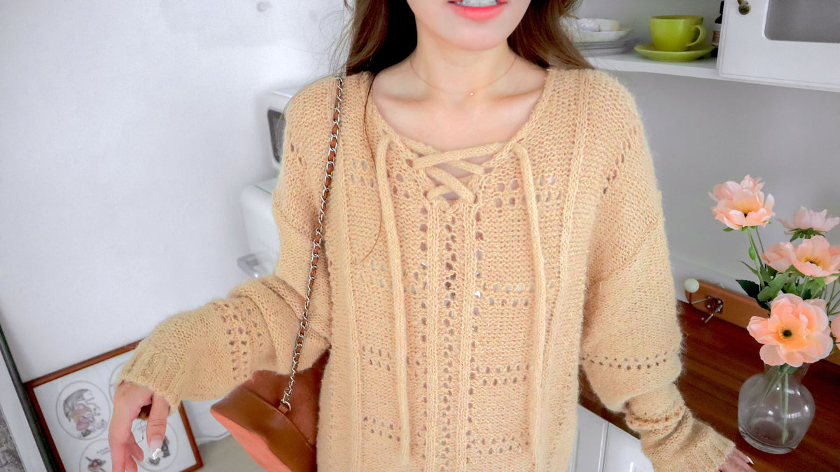 Hippy Pumpkin Long Sweater