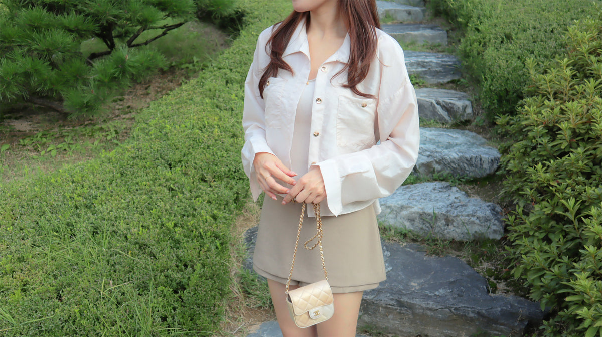 Latte Bean Pants Skirt