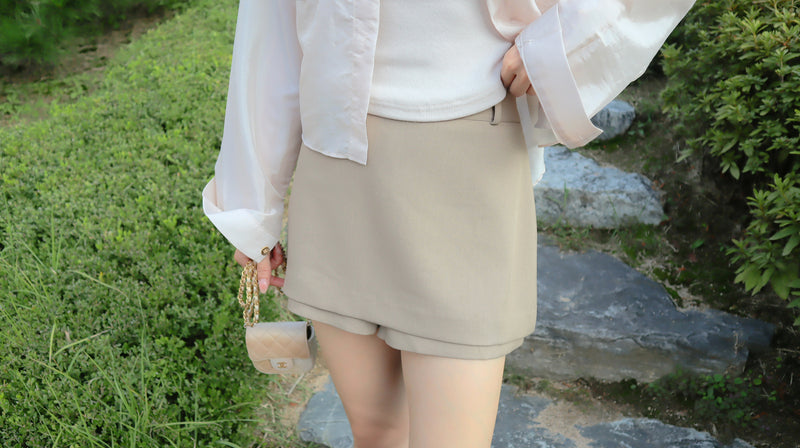 Latte Bean Pants Skirt
