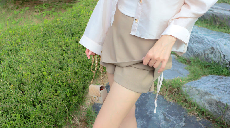 Latte Bean Pants Skirt
