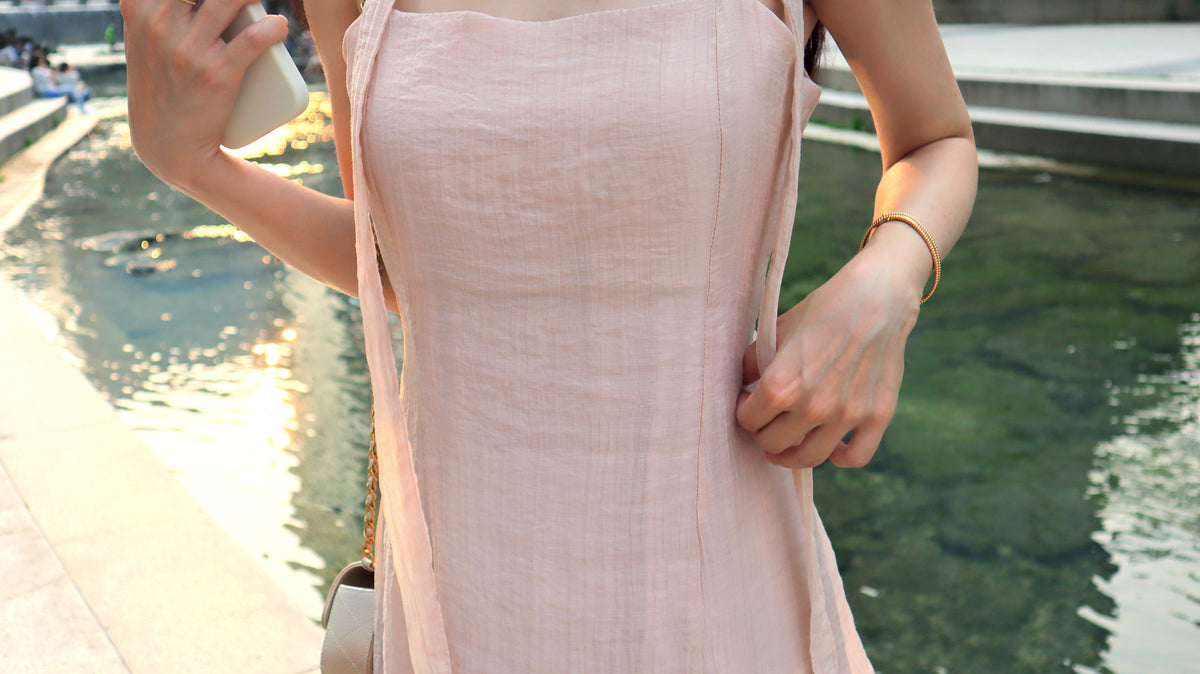 Pinky Rose Cocktail Dress