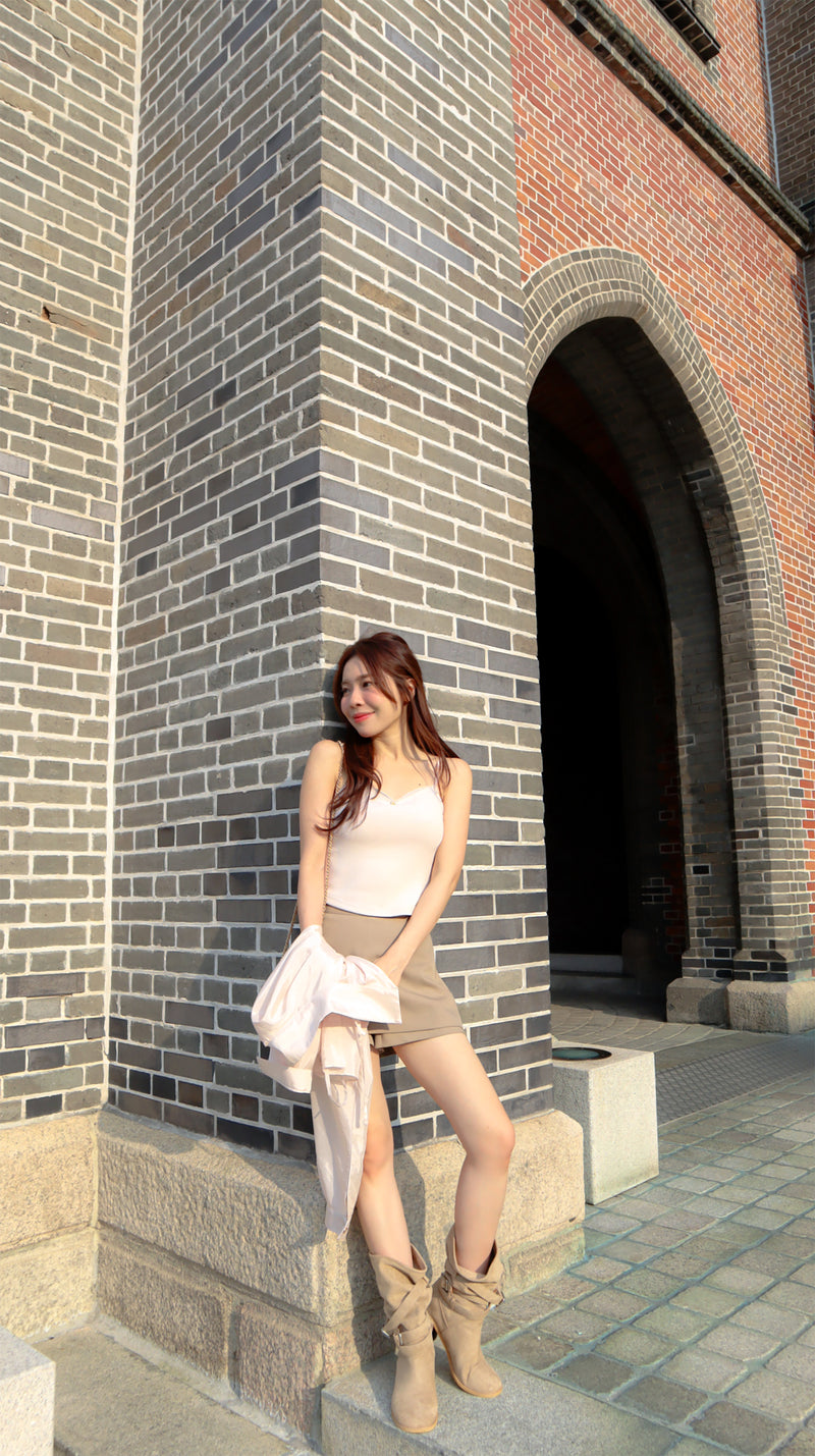 Latte Bean Pants Skirt