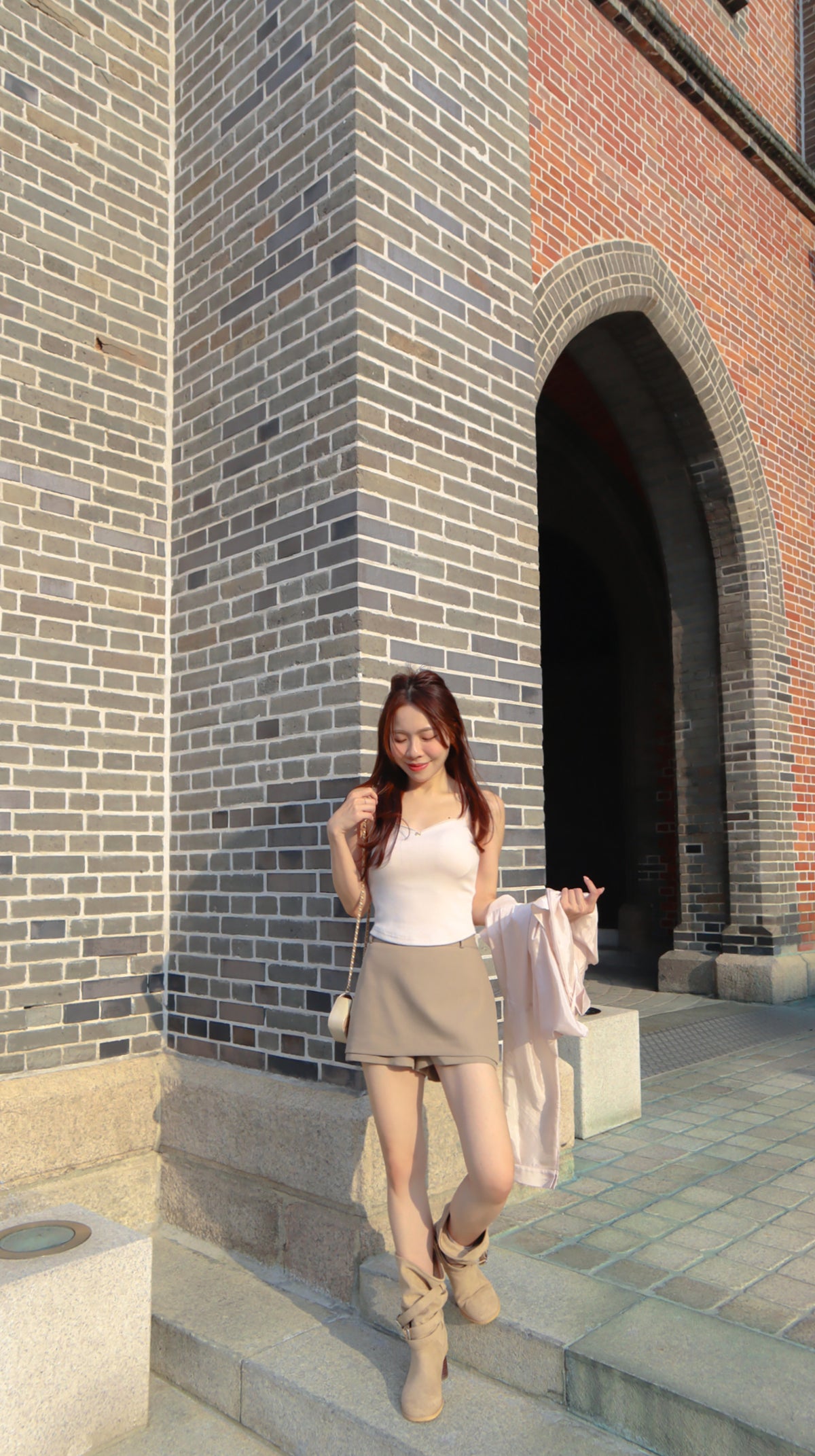 Latte Bean Pants Skirt