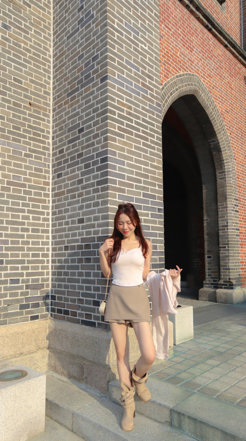 Latte Bean Pants Skirt