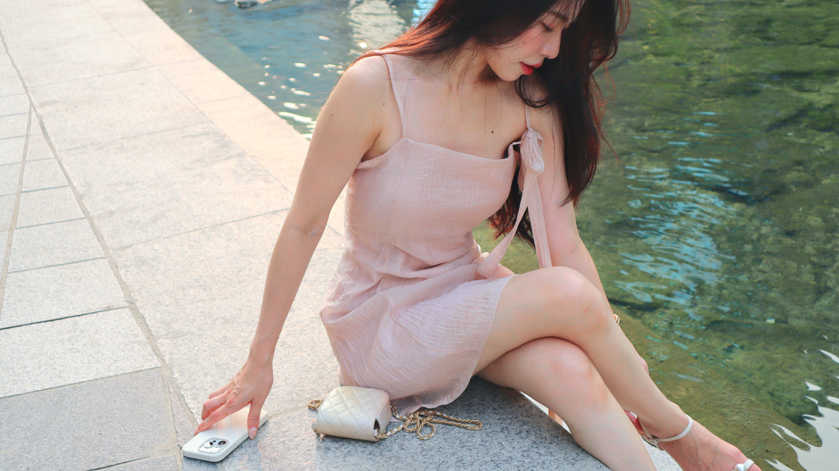 Pinky Rose Cocktail Dress