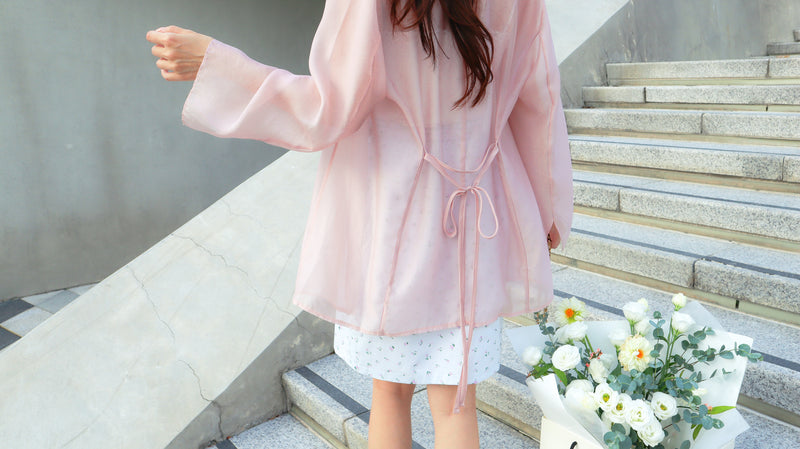 < M A D E > Gentle Airy Sheer Blazer