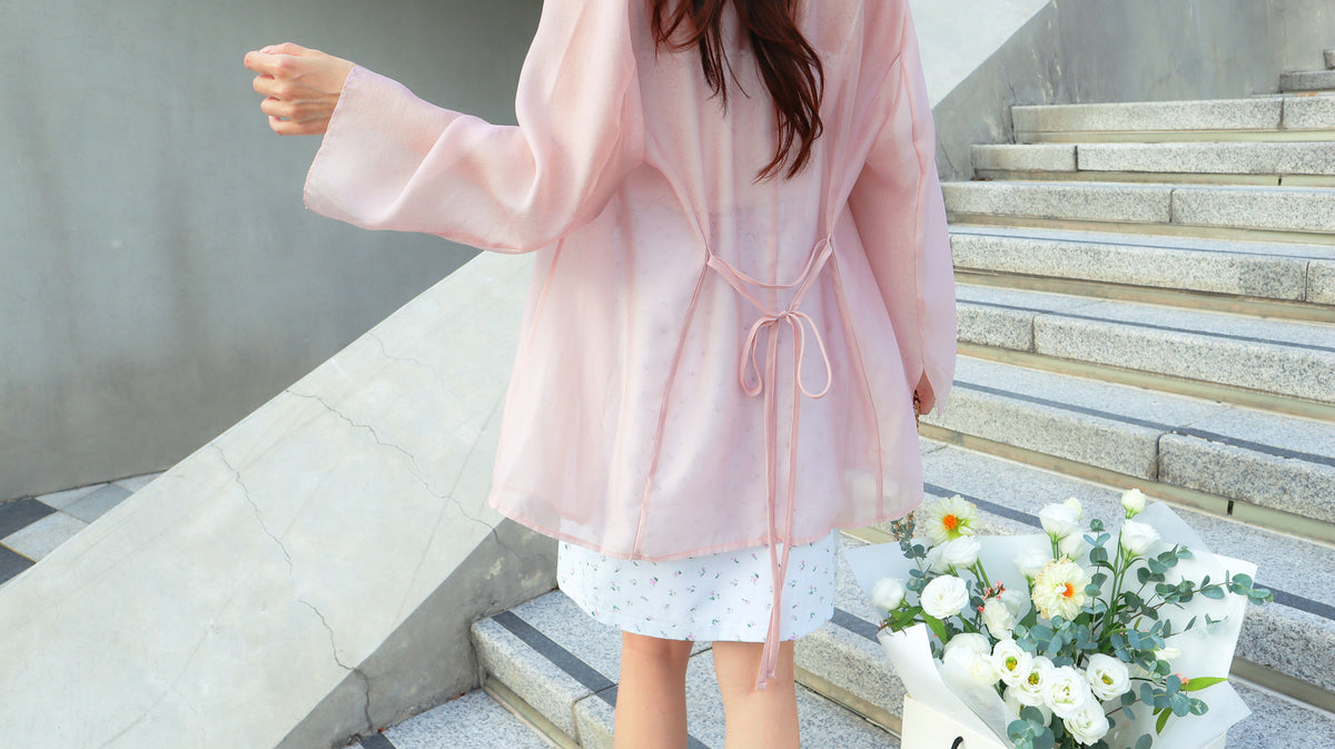 < M A D E > Freesia Roses Pencil Skirt