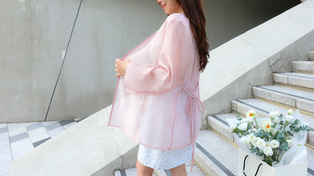 < M A D E > Gentle Airy Sheer Blazer