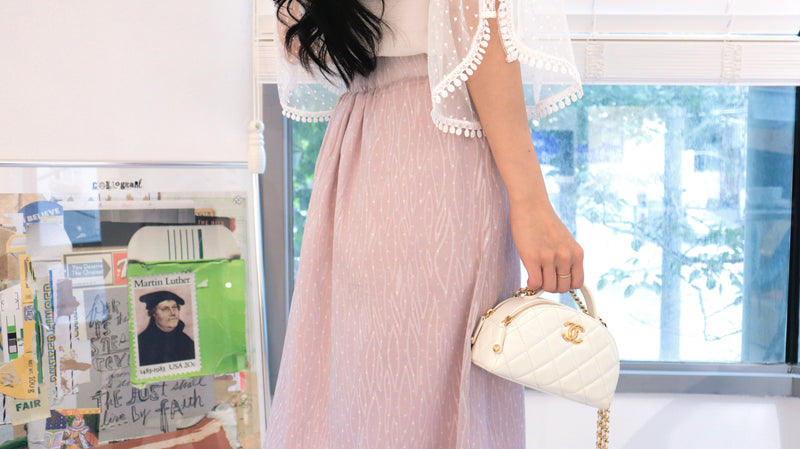 < M A D E > The Mauve Rivers Skirt