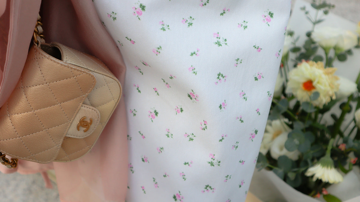 < M A D E > Freesia Roses Pencil Skirt