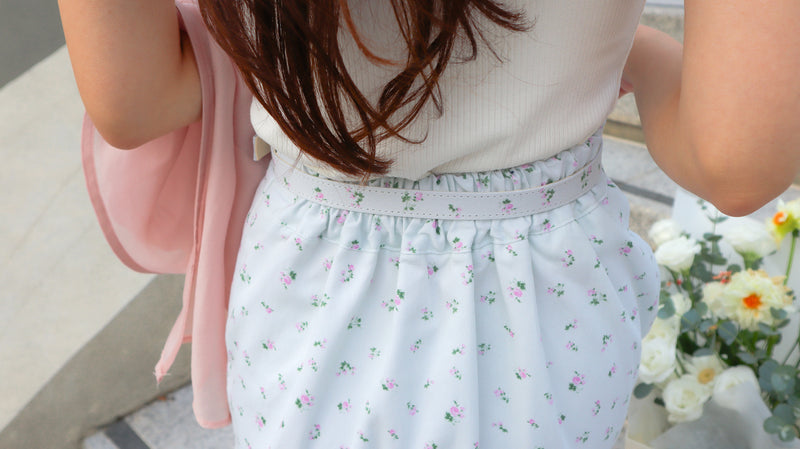 < M A D E > Freesia Roses Pencil Skirt