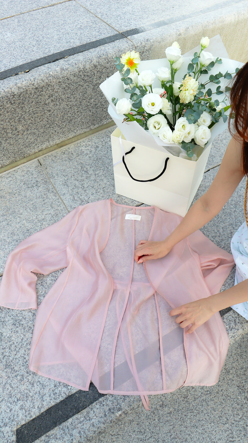 < M A D E > Gentle Airy Sheer Blazer