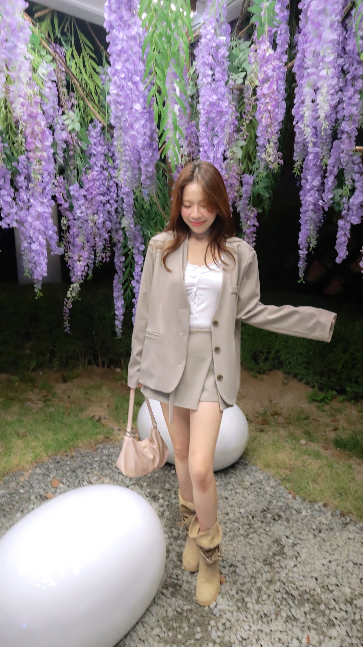 The Taupe Soft Skirt