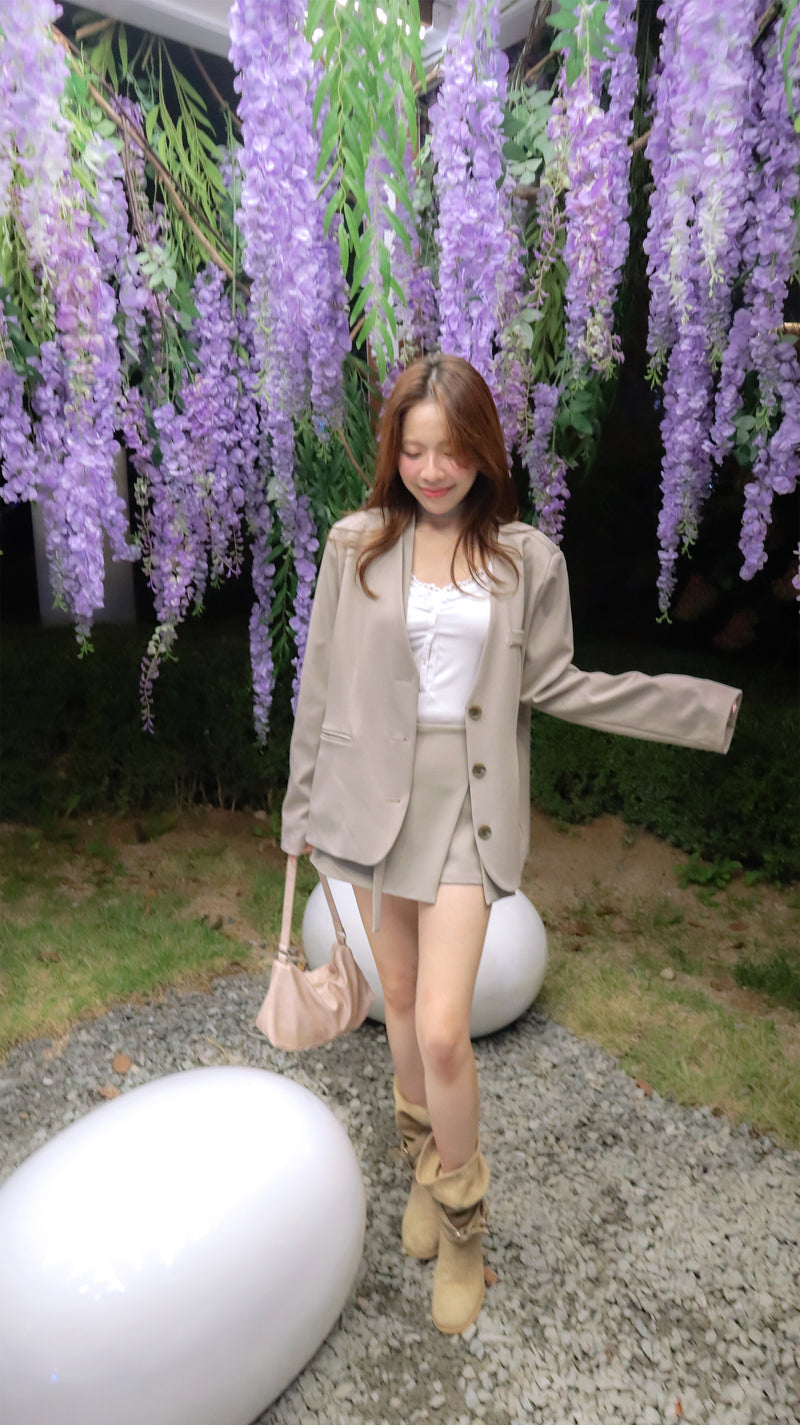 The Taupe Soft Skirt