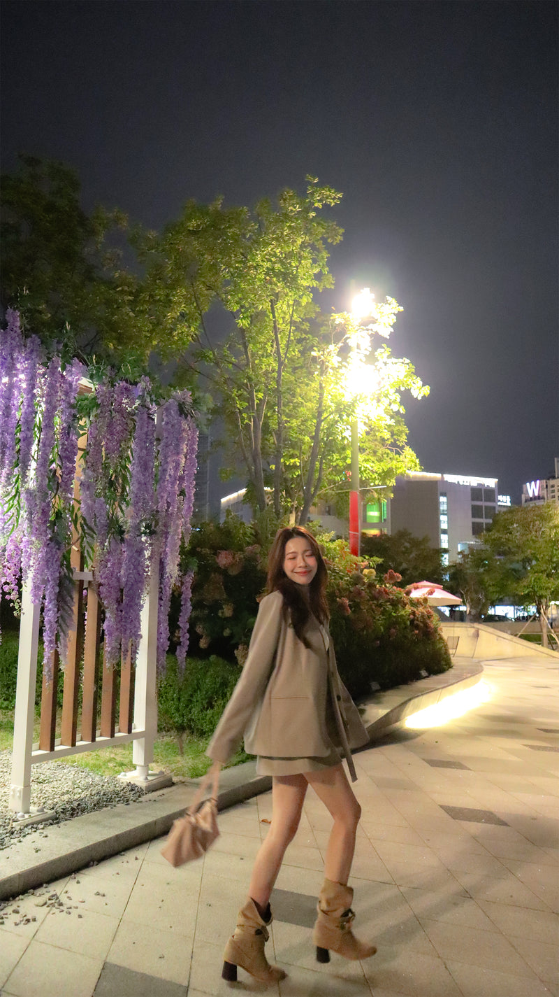 The Taupe Soft Skirt