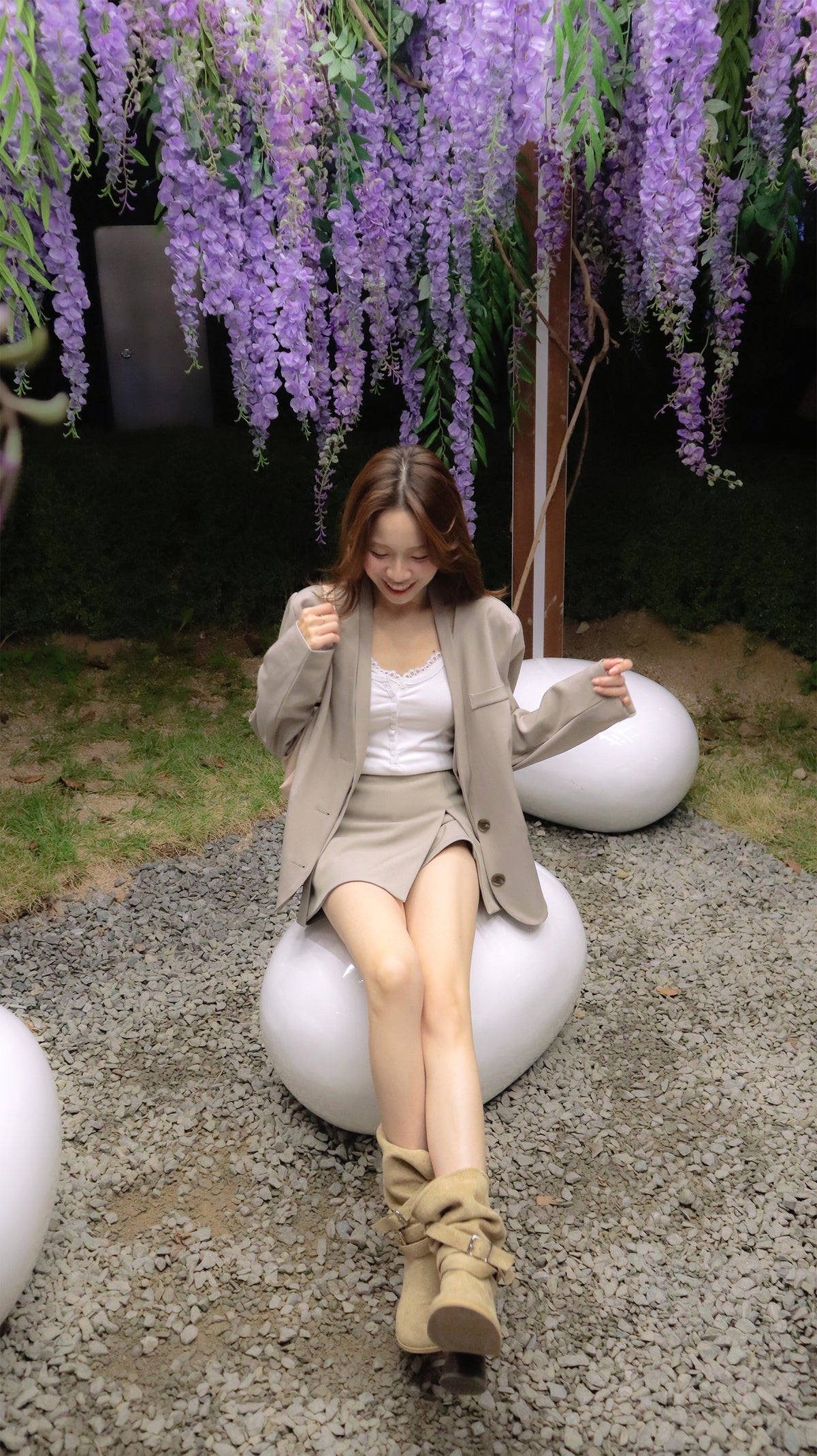 The Taupe Soft Oversized Blazer