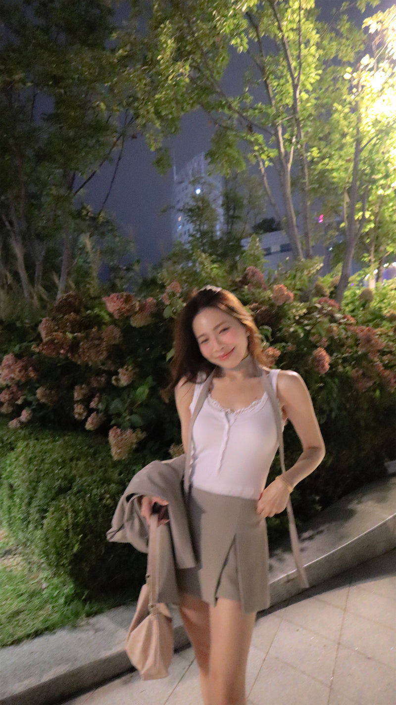 The Taupe Soft Skirt